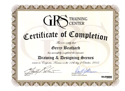 Drawing & Designing Scenes Certificate