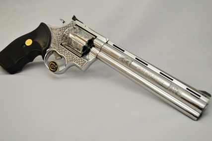 Photo of the Engraved Colt Anaconda